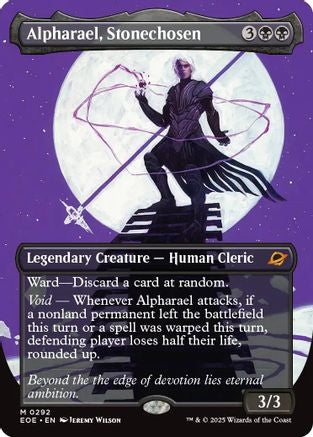 Alpharael, Stonechosen (Borderless) (EOE-292)  Foil - Edge of Eternities