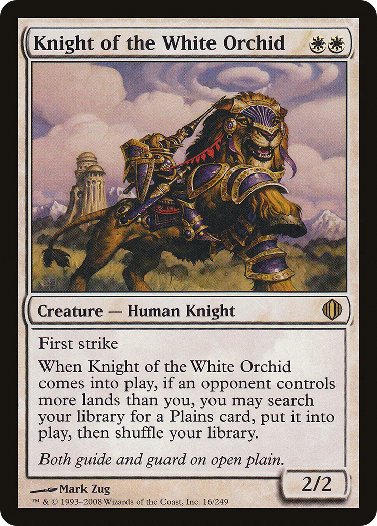 Knight of the White Orchid (ALA-016) - Shards of Alara Foil