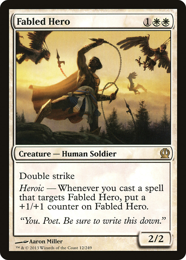 Fabled Hero (THS-012)  Foil - Theros