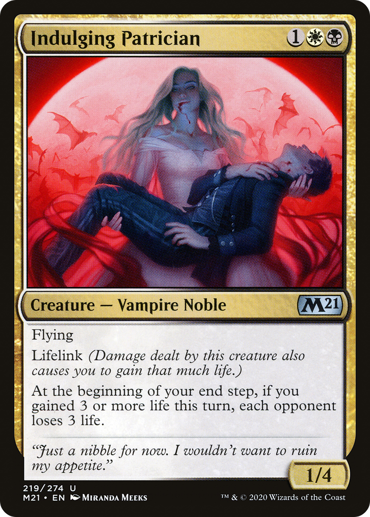 Indulging Patrician (M21-219)  - Core Set 2021