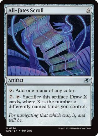 All-Fates Scroll (EOE-234)  - Edge of Eternities