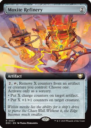 Moxite Refinery (Extended Art) (EOC-037) - Commander: Edge of Eternities