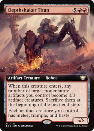 Depthshaker Titan (Extended Art) (EOC-029)  - Commander: Edge of Eternities