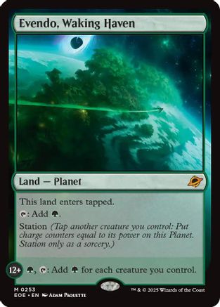 Evendo, Waking Haven (EOE-253)  Foil - Edge of Eternities