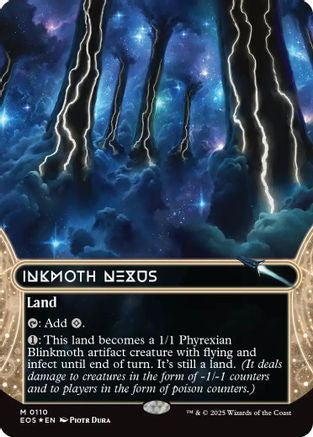 Inkmoth Nexus (0110) (Borderless) (Galaxy Foil) (EOS-110) - Edge of Eternities: Stellar Sights Foil