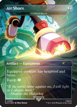 Air Shoes - Swiftfoot Boots (Rainbow Foil) (SLD-2096)  Foil - Secret Lair Drop Series