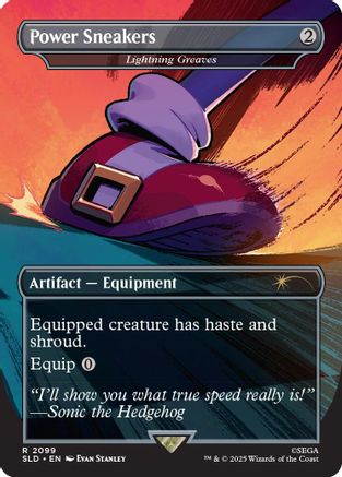 Power Sneakers - Lightning Greaves (SLD-2099)  - Secret Lair Drop Series