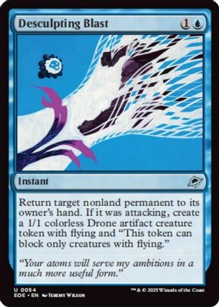 Desculpting Blast (EOE-054)  Foil - Edge of Eternities