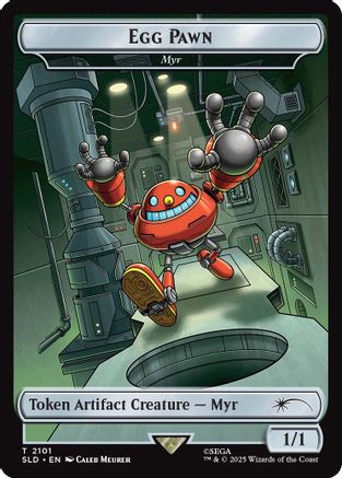 Egg Pawn - Myr Token (SLD-2101)  - Secret Lair Drop Series