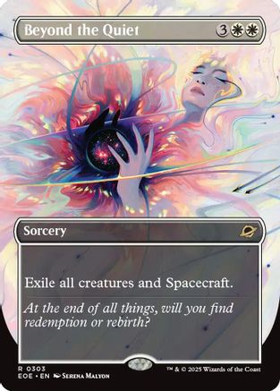 Beyond the Quiet (Borderless) (EOE-303)  Foil - Edge of Eternities