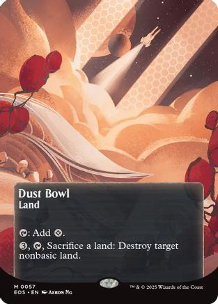Dust Bowl (0057) (Borderless) (EOS-057)  Foil - Edge of Eternities: Stellar Sights