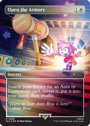 Open the Armory (2089) (Rainbow Foil) (SLD-2089)  Foil - Secret Lair Drop Series