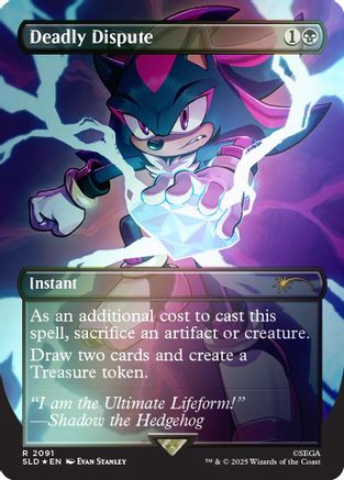 Deadly Dispute (2091) (Rainbow Foil) (SLD-2091)  Foil - Secret Lair Drop Series