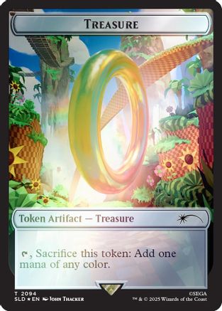 Treasure Token (2094) (Rainbow Foil) (SLD-2094)  Foil - Secret Lair Drop Series