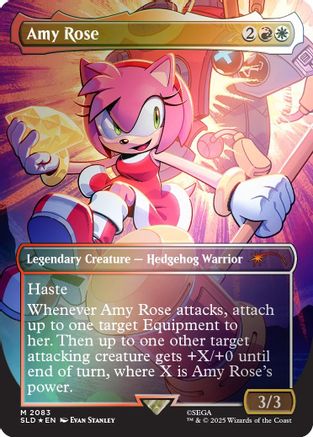 Amy Rose (Rainbow Foil) (SLD-2083)  Foil - Secret Lair Drop Series