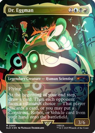 Dr. Eggman (Rainbow Foil) (SLD-2084)  Foil - Secret Lair Drop Series