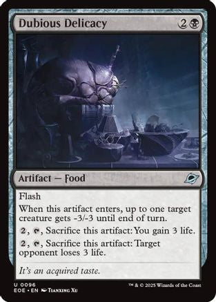 Dubious Delicacy (EOE-096)  Foil - Edge of Eternities