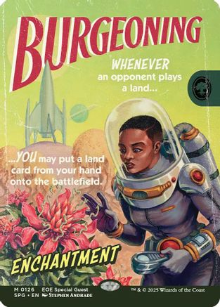 Burgeoning (Showcase) (SPG-126)  Foil - Special Guests