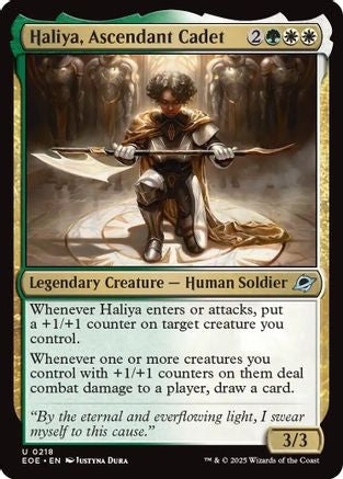 Haliya, Ascendant Cadet (EOE-218)  - Edge of Eternities