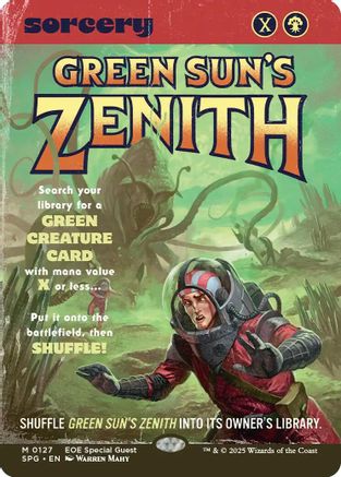 Green Sun's Zenith (Showcase) (SPG-127)  Foil - Special Guests