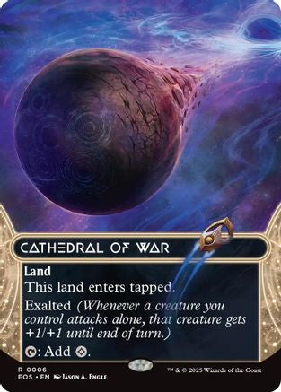 Cathedral of War (0006) (Borderless) (EOS-006)  - Edge of Eternities: Stellar Sights