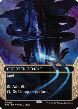 Deserted Temple (0011) (Borderless) (EOS-011)  - Edge of Eternities: Stellar Sights