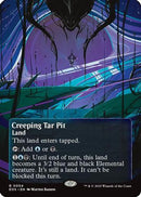 Creeping Tar Pit (0054) (Borderless) (EOS-054)  Foil - Edge of Eternities: Stellar Sights