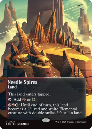 Needle Spires (0075) (Borderless) (EOS-075) - Edge of Eternities: Stellar Sights