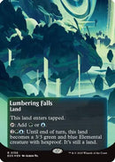 Lumbering Falls (0159) (Borderless) (Galaxy Foil) (EOS-159) - Edge of Eternities: Stellar Sights Foil