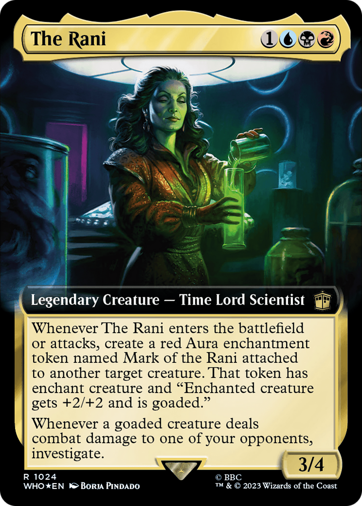 The Rani (Extended Art) (Surge Foil) (WHO-1024)  Foil - Doctor Who: (Extended Art)