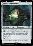 Sword of the Animist (CMM-413)  Foil - Commander Masters