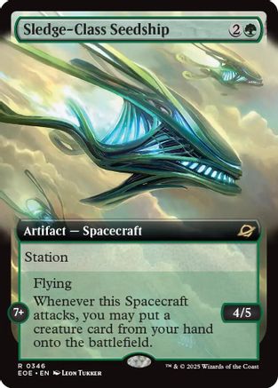 Sledge-Class Seedship (Extended Art) (EOE-346) - Edge of Eternities Foil