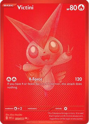 Victini 172/086  - Holofoil SV White Flare - Black White Rare