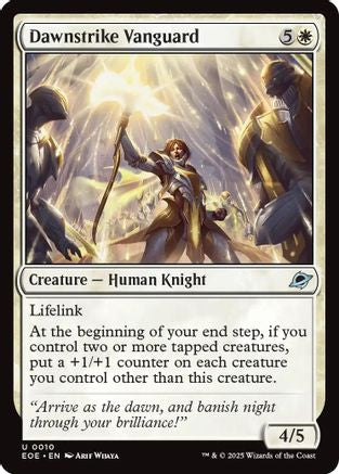 Dawnstrike Vanguard (EOE-010)  Foil - Edge of Eternities
