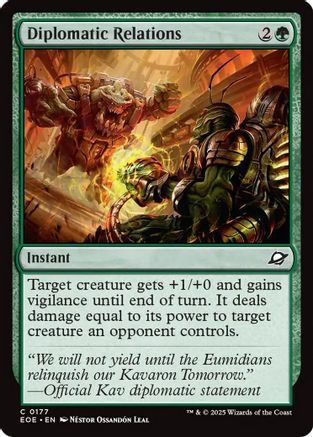 Diplomatic Relations (EOE-177)  - Edge of Eternities