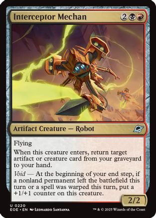 Interceptor Mechan (EOE-220)  Foil - Edge of Eternities