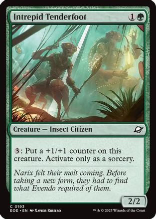 Intrepid Tenderfoot (EOE-193)  Foil - Edge of Eternities