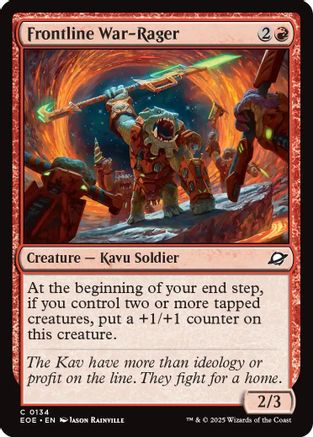 Frontline War-Rager (EOE-134)  - Edge of Eternities