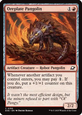 Oreplate Pangolin (EOE-150) - Edge of Eternities Foil
