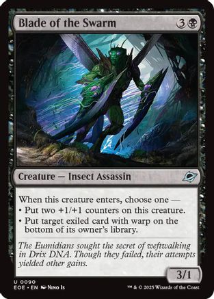 Blade of the Swarm (EOE-090)  Foil - Edge of Eternities