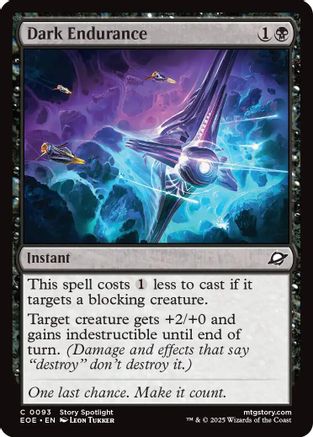 Dark Endurance (EOE-093)  Foil - Edge of Eternities