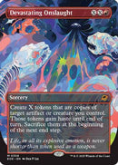 Devastating Onslaught (Borderless) (EOE-308)  Foil - Edge of Eternities