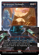 Devastating Onslaught (0387) (Showcase) (Fracture Foil) (EOE-387)  Foil - Edge of Eternities