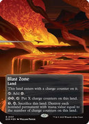 Blast Zone (0137) (Borderless) (Galaxy Foil) (EOS-137) - Edge of Eternities: Stellar Sights Foil