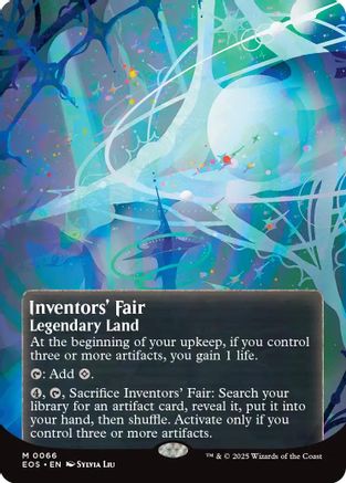 Inventors' Fair (0066) (Borderless) (EOS-066)  - Edge of Eternities: Stellar Sights