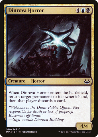 Dinrova Horror (MM3-160)  - Modern Masters 2017