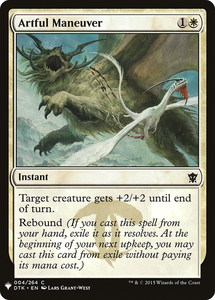 Artful Maneuver (LIST-DTK-4)  - The List