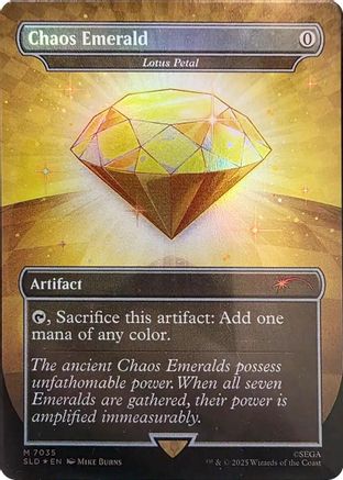 Chaos Emerald - Lotus Petal (7035) (SLD-7035)  Foil - Secret Lair Drop Series