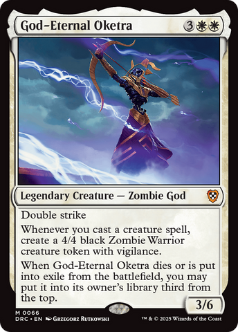 God-Eternal Oketra (DRC-066)  - Commander: Aetherdrift