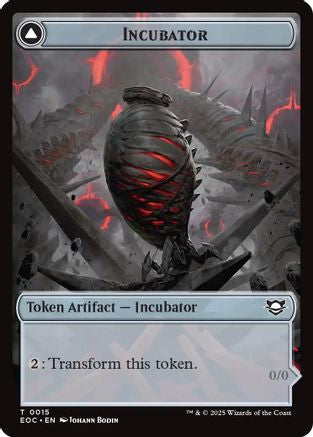 Incubator // Phyrexian Double-Sided Token (EOC-15 // 15) - Commander: Edge of Eternities